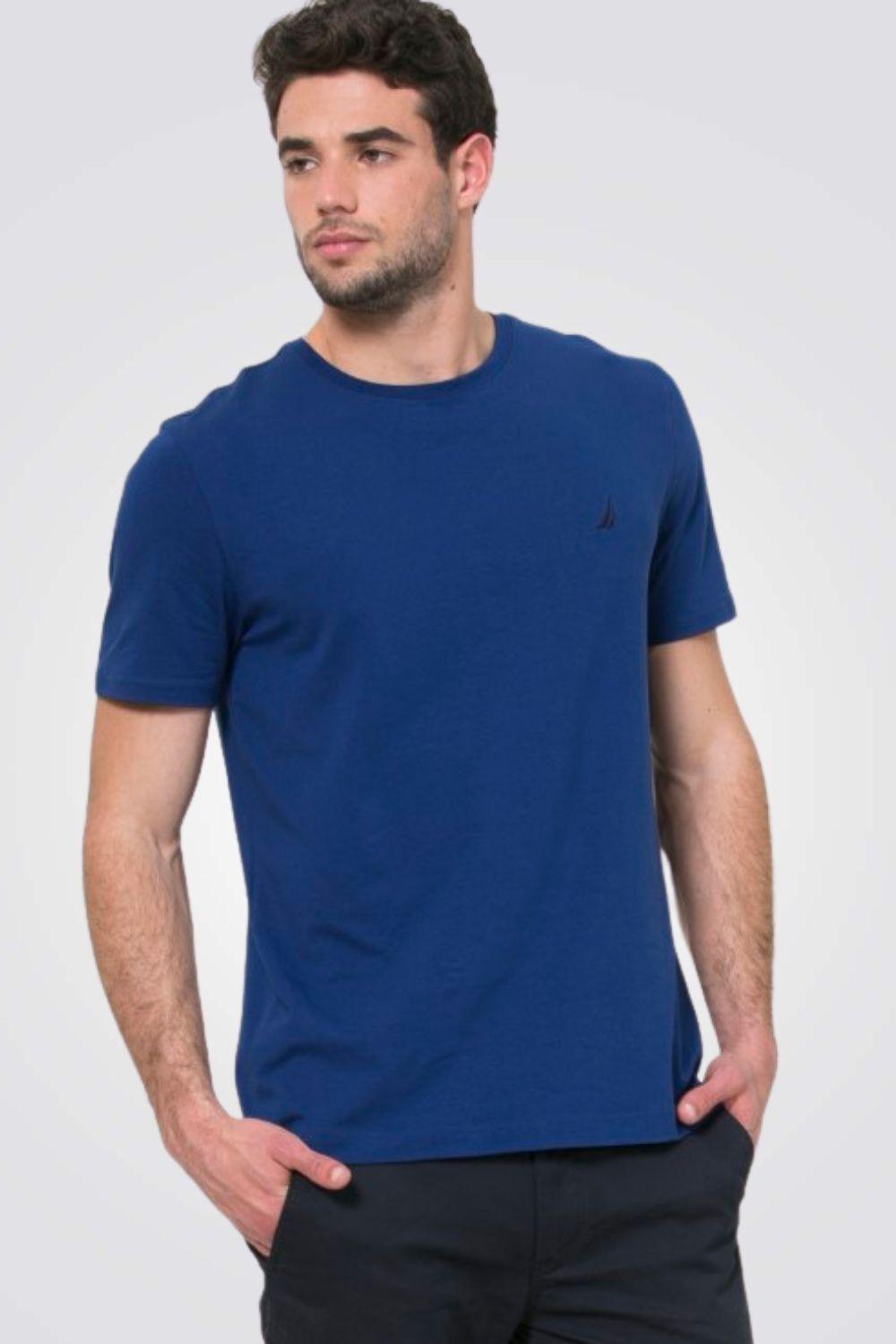 NAUTICA - חולצת טישירט כחולה - MASHBIR//365