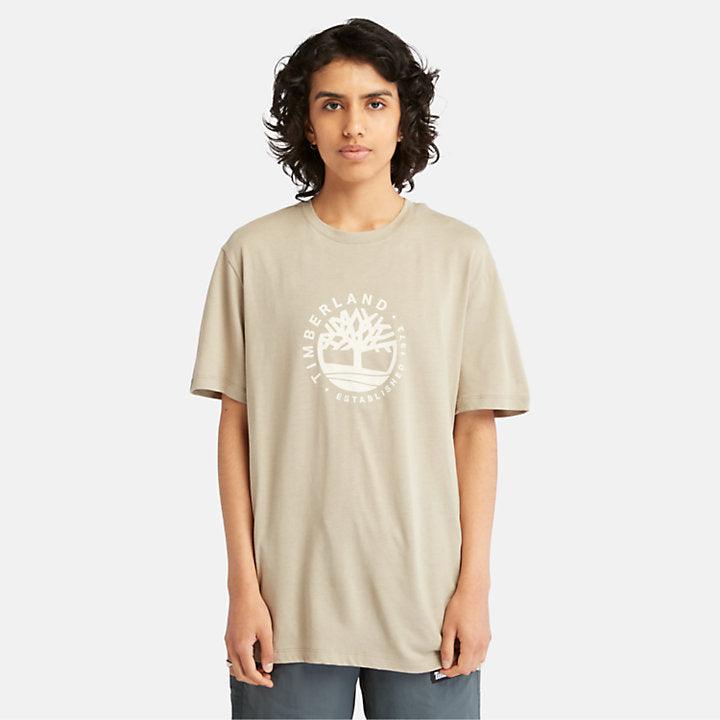 TIMBERLAND - חולצת יוניסקס VINTAGE בצבע בז' - MASHBIR//365