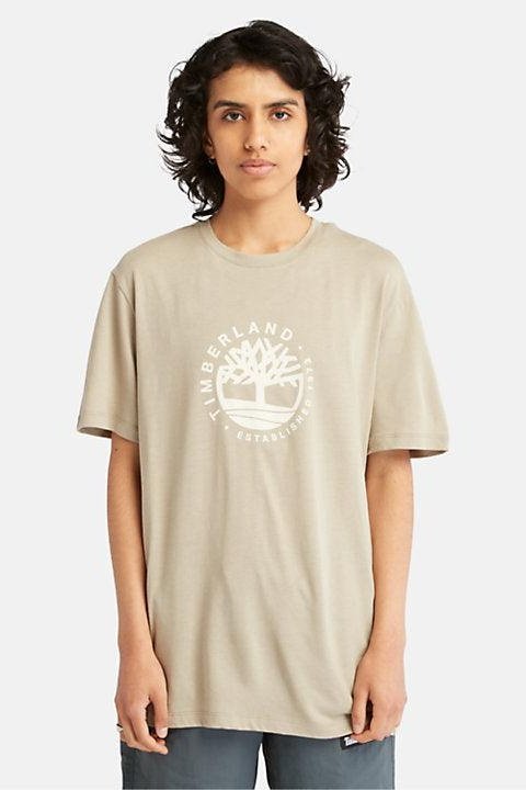 TIMBERLAND - חולצת יוניסקס VINTAGE בצבע בז' - MASHBIR//365