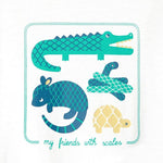 OBAIBI - חולצת חיות בצבע לבן לתינוקות - MASHBIR//365