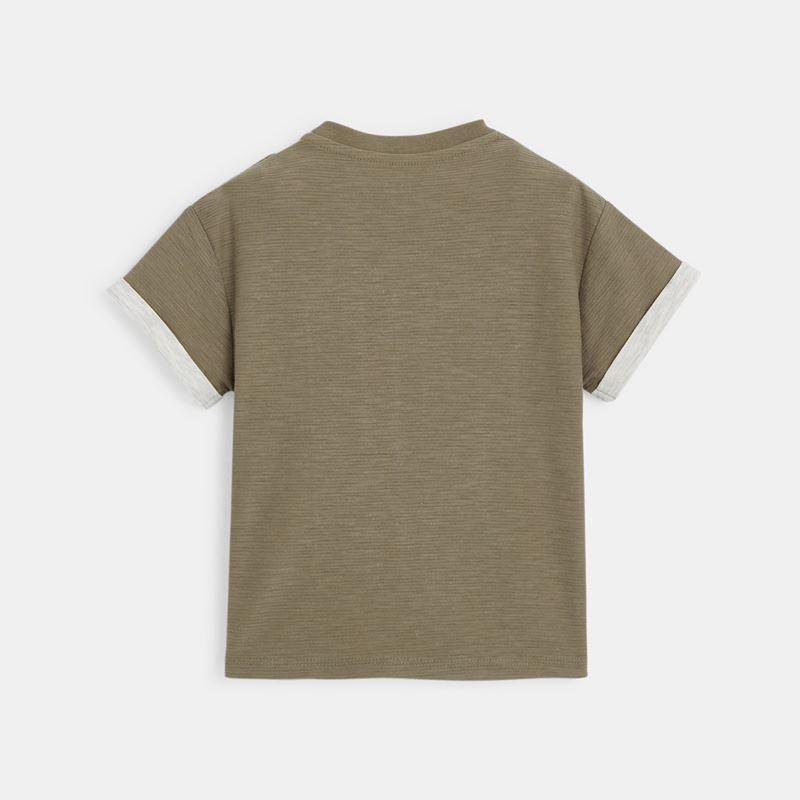 OBAIBI - חולצת חיות ירוק זית תינוקות - MASHBIR//365