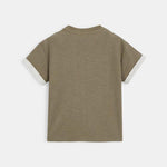 OBAIBI - חולצת חיות ירוק זית תינוקות - MASHBIR//365