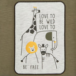 OBAIBI - חולצת חיות ירוק זית תינוקות - MASHBIR//365