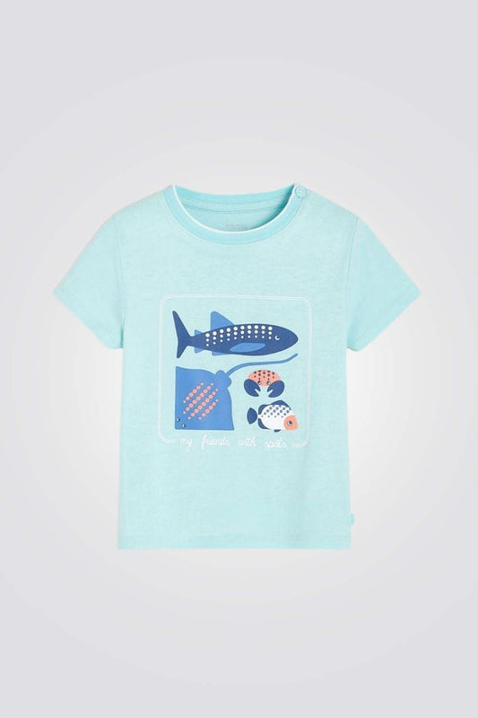 OBAIBI - חולצת חיות תכלת לתינוקות - MASHBIR//365