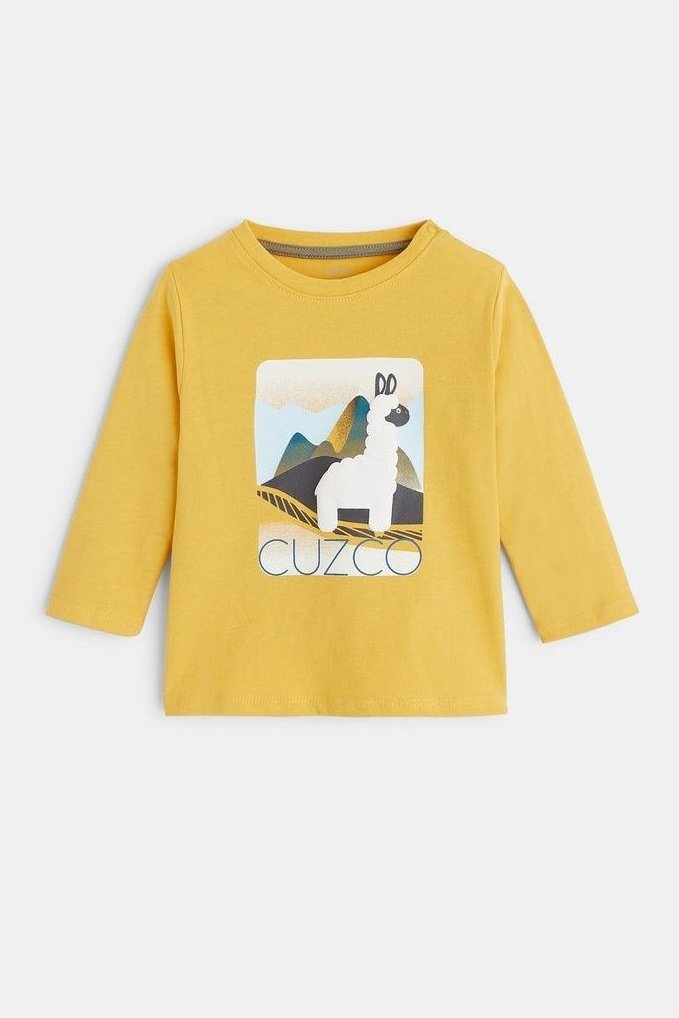 OBAIBI - חולצת קוסקו עם רקע לאמה לתינוקות - MASHBIR//365