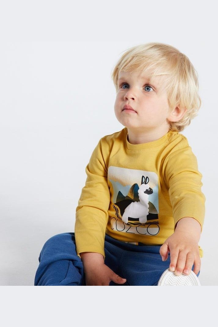OBAIBI - חולצת קוסקו עם רקע לאמה לתינוקות - MASHBIR//365