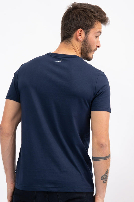 NAUTICA - חולצת LOGO צבע נייבי - MASHBIR//365