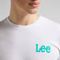 LEE - חולצת LOGO בצבע לבן בוהק - MASHBIR//365 - 6