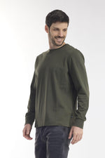 NAUTICA - חולצת לוגו בצבע ירוק זית - MASHBIR//365