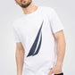 NAUTICA - חולצת לוגו בצבע לבן - MASHBIR//365 - 1