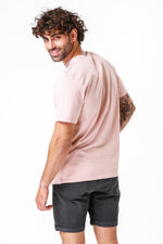 TIMBERLAND - חולצת לוגו לינארית ורודה - MASHBIR//365