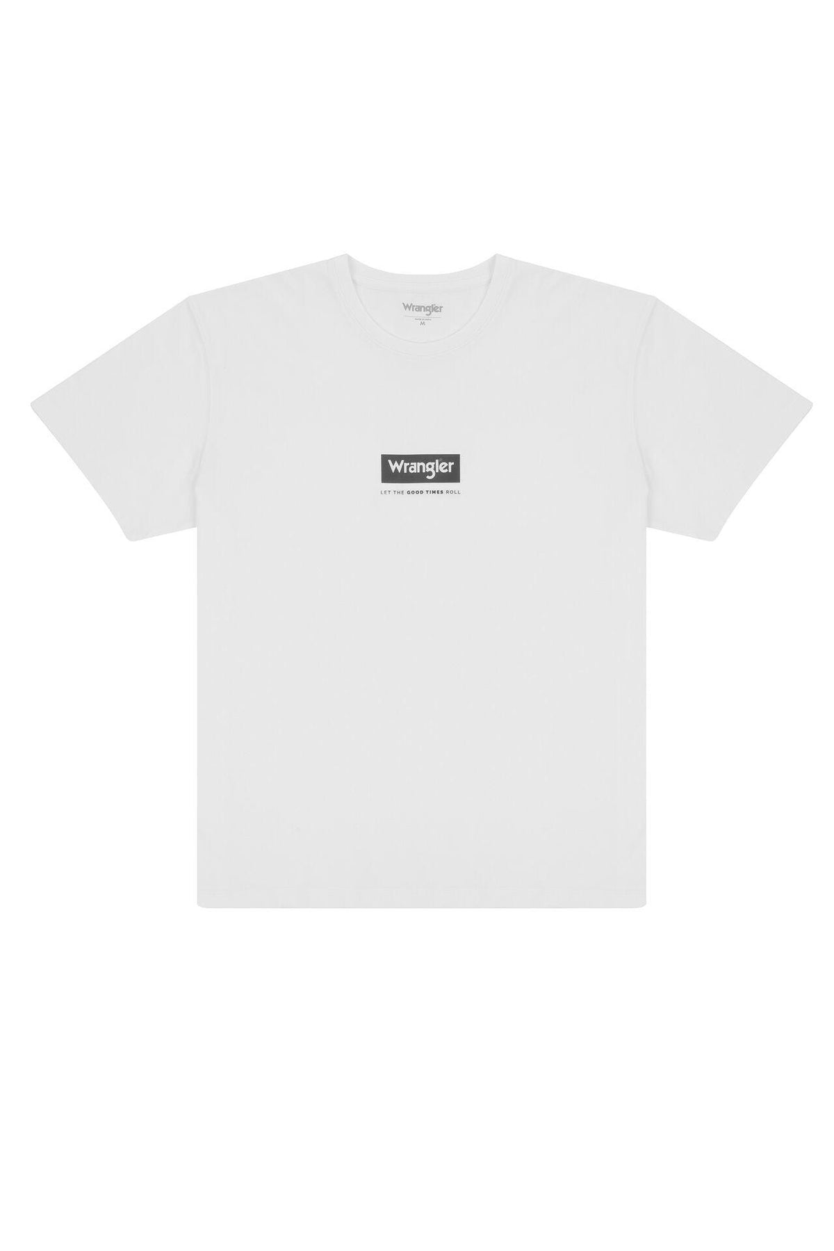 WRANGLER - חולצת לוגו OFF WHITE - MASHBIR//365