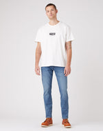 WRANGLER - חולצת לוגו OFF WHITE - MASHBIR//365