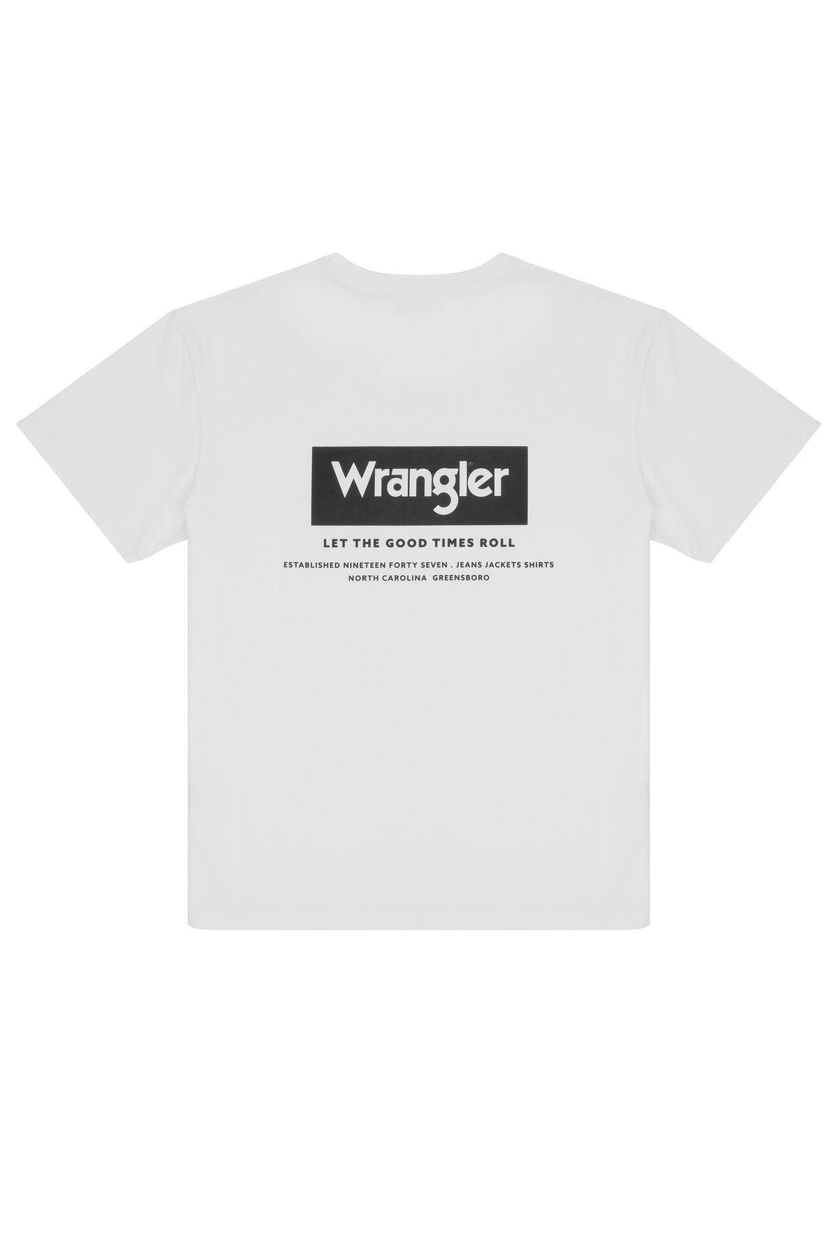 WRANGLER - חולצת לוגו OFF WHITE - MASHBIR//365