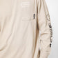 TIMBERLAND - חולצת לוגו שרוול ארוך בצבע בז' - MASHBIR//365 - 5