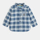 OBAIBI - חולצת משבצות בצבע כחול לתינוקות - MASHBIR//365 - 3