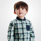 OBAIBI - חולצת משבצות ירוקה לתינוקות - MASHBIR//365 - 1