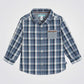 OBAIBI - חולצת משבצות כחולה לתינוקות - MASHBIR//365 - 2