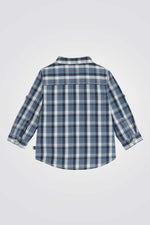 OBAIBI - חולצת משבצות כחולה לתינוקות - MASHBIR//365