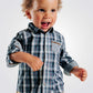 OBAIBI - חולצת משבצות כחולה לתינוקות - MASHBIR//365 - 5