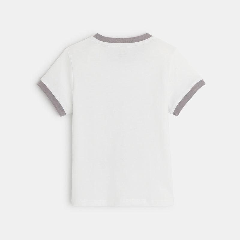 OBAIBI - חולצת טריקו בעלי חיים אפורה לתינוקות בנים - MASHBIR//365