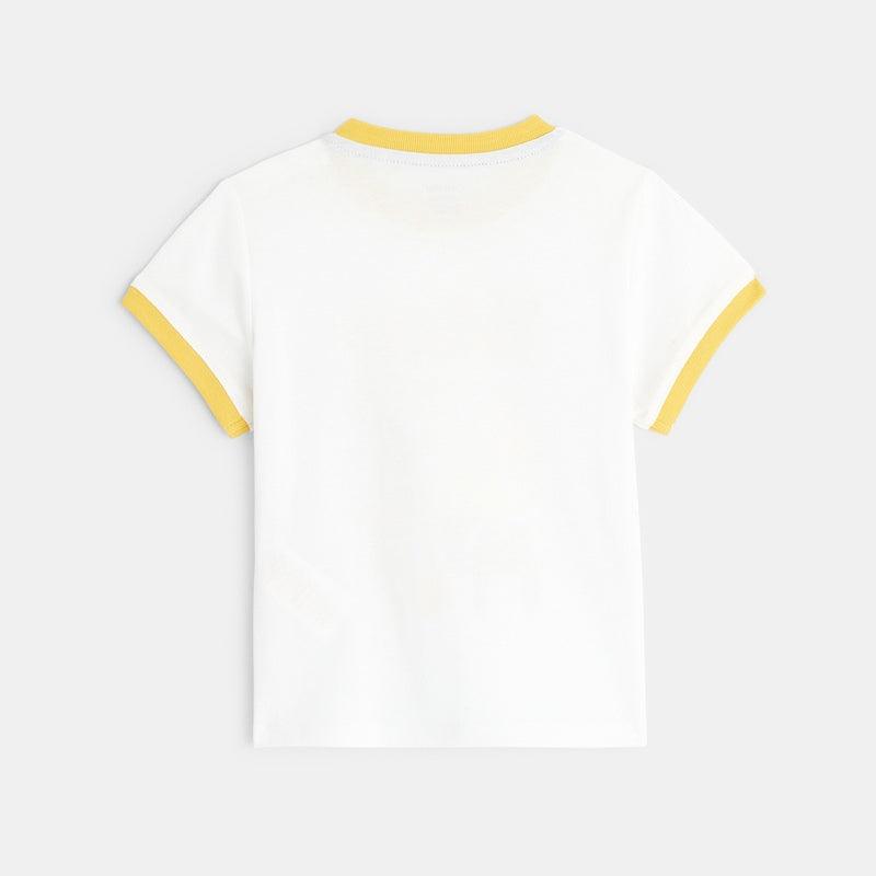 OBAIBI - חולצת טריקו בעלי חיים צהובה לתינוקות בנים - MASHBIR//365