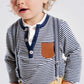 OBAIBI - חולצת טריקו פסים בצבע כחול לתינוקות - MASHBIR//365 - 1