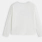 OKAIDI - חולצת טריקו הדפס לב בצבע לבן לילדות - MASHBIR//365 - 3