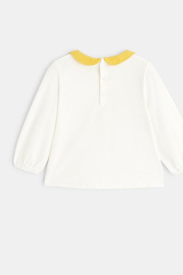 OBAIBI - חולצת טריקו צהובה עם הדפס לב לתינוקות - MASHBIR//365