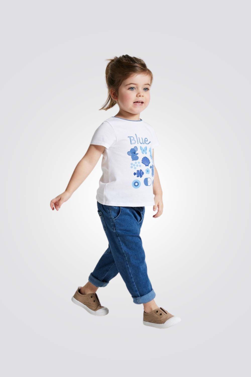 OBAIBI - חולצת טריקו חיות BLUE לתינוקות - MASHBIR//365