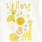 OBAIBI - חולצת טריקו חיות YELLOW לתינוקות בנות - MASHBIR//365 - 2