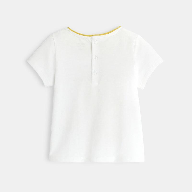 OBAIBI - חולצת טריקו חיות YELLOW לתינוקות בנות - MASHBIR//365