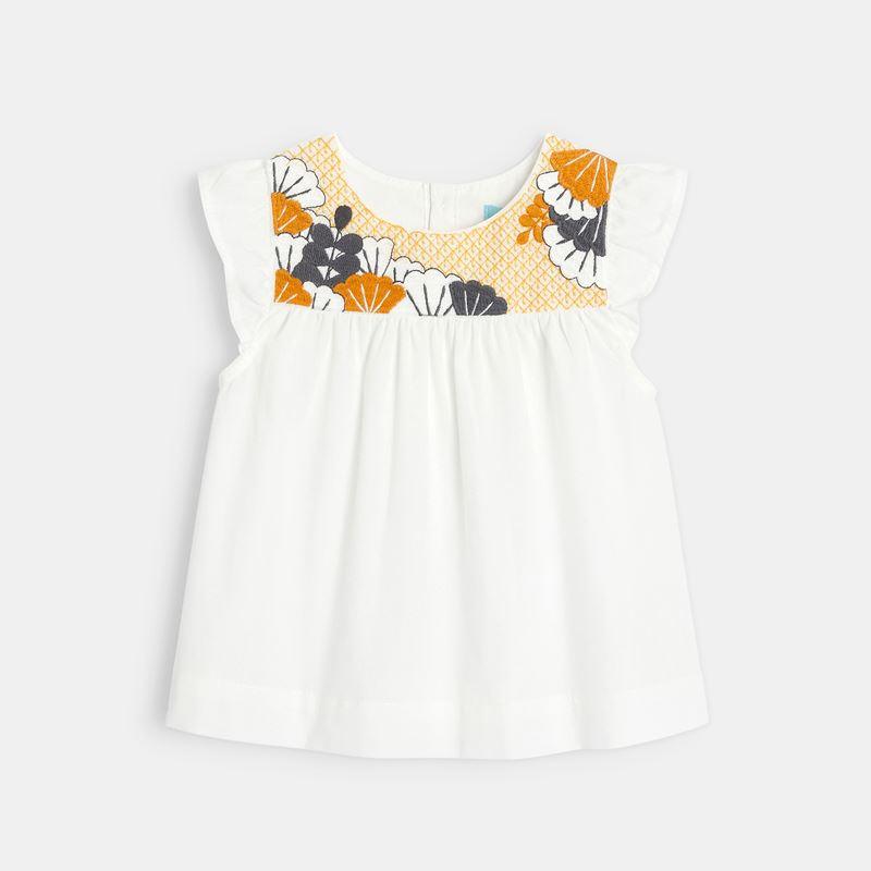 OBAIBI - חולצת רקמה פרחונית תינוקות - MASHBIR//365