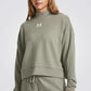 UNDER ARMOUR - חולצת ספורט ארוכה לנשים בצבע ירוק - MASHBIR//365 - 1