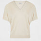 MORGAN - חולצת סריג עם פתחים בצבע בז' - MASHBIR//365 - 5