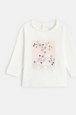 OBAIBI - חולצת טוקיו עם רקע ורוד מלבני לתינוקות - MASHBIR//365