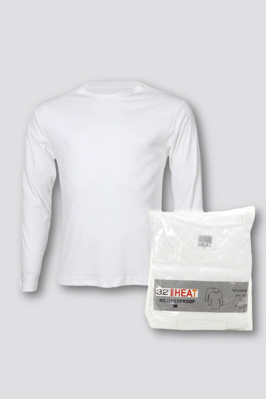 COOL 32 - חולצות פלנל לגבר בצבע לבן - MASHBIR//365