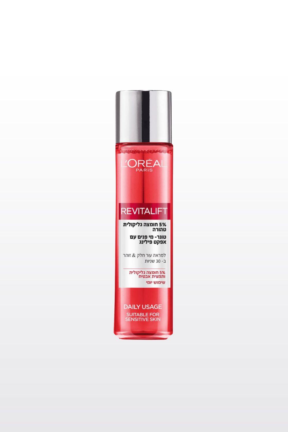 L'Oreal Paris - טונר חומצה גליקולית REVITALIFT 180 מ"ל - MASHBIR//365