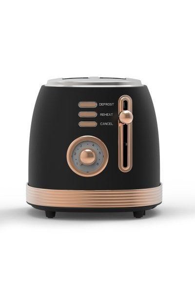 GOLD LINE - טוסטר קופץ וינטג' SALVADOR BLACK ATL-5830B - MASHBIR//365