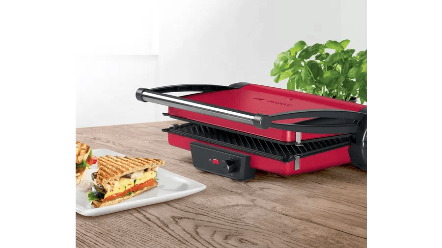 BOSCH - טוסטר לחיצה 3 ב-1 2000W TCG4104 בצבע אדום - MASHBIR//365