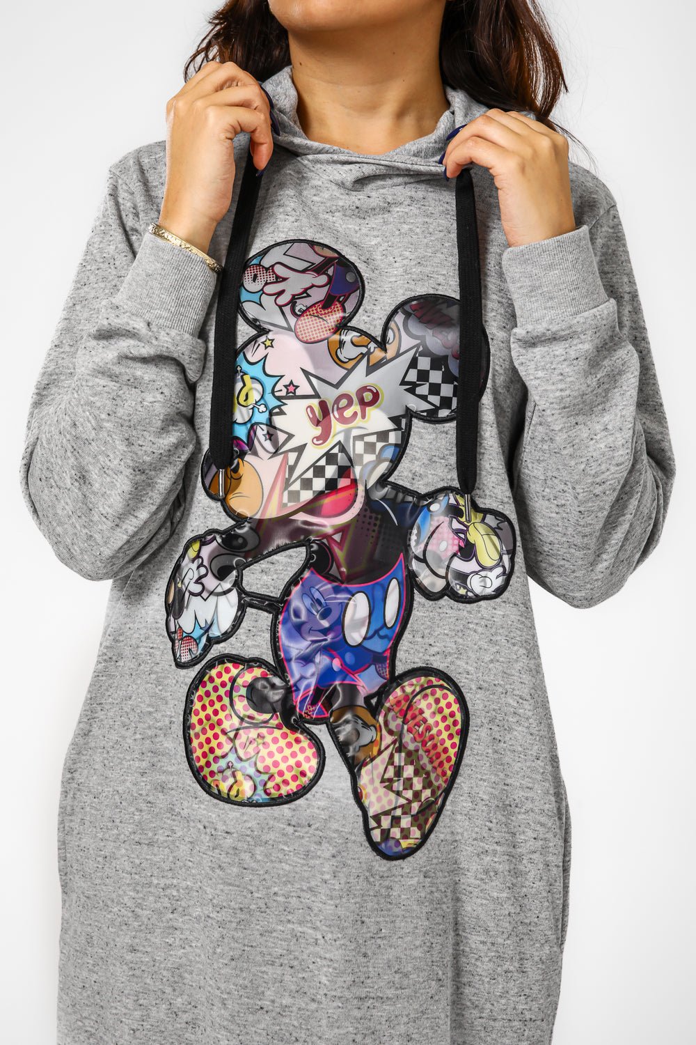 DELTA - כותונת ארוכה דקה MICKEY POP ART - MASHBIR//365