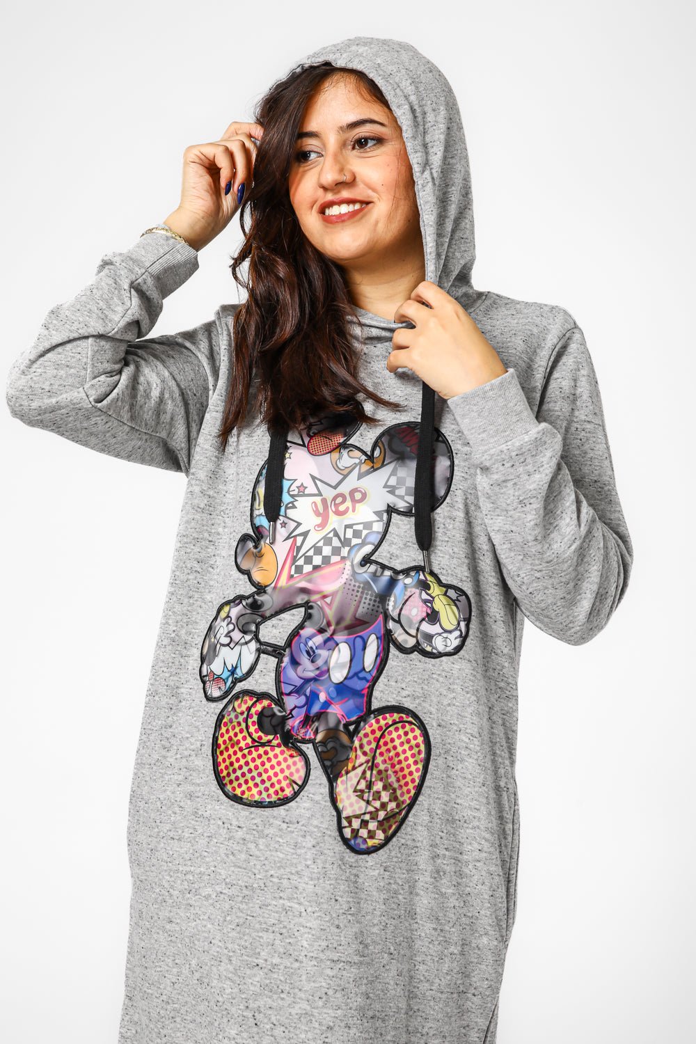 DELTA - כותונת ארוכה דקה MICKEY POP ART - MASHBIR//365