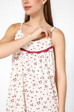 TEHABAD - כותונת בצבע ורוד עם הדפס פרחים - MASHBIR//365