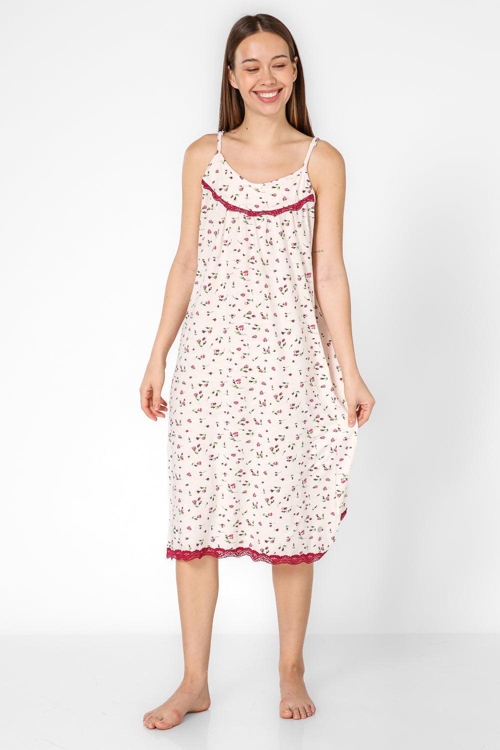 TEHABAD - כותונת בצבע ורוד עם הדפס פרחים - MASHBIR//365