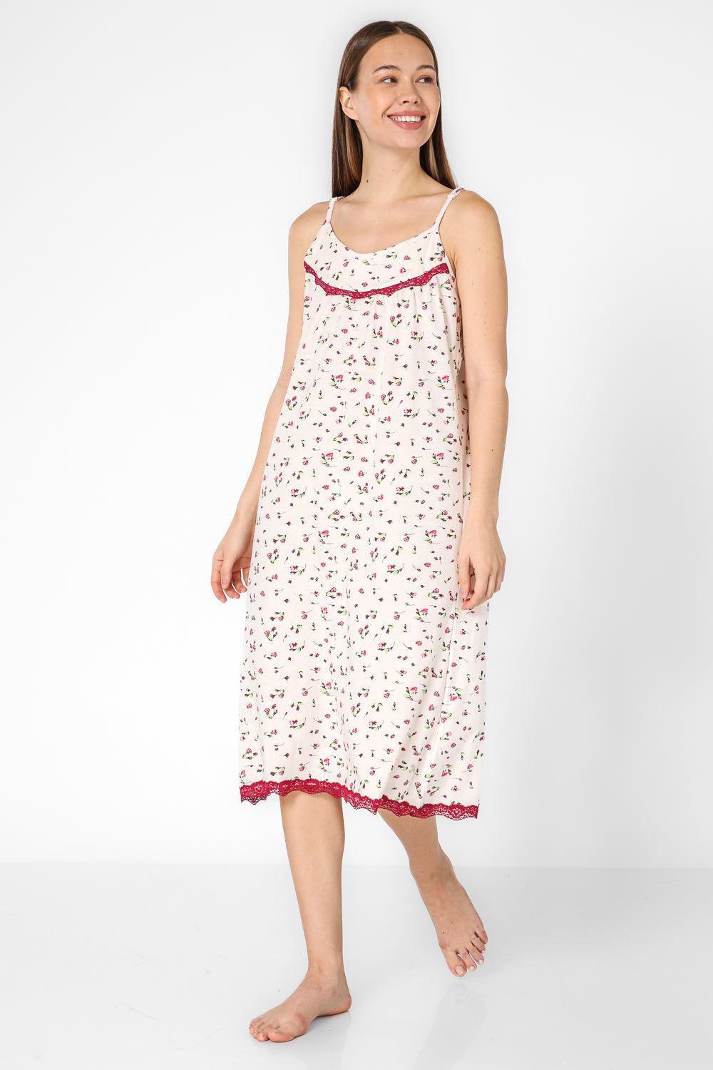 TEHABAD - כותונת בצבע ורוד עם הדפס פרחים - MASHBIR//365