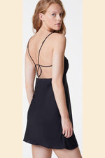 ETAM - כותונת בשילוב טול ZERRE בצבע שחור - MASHBIR//365