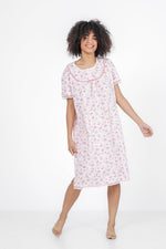 TEHABAD - כותונת פרחונית בצבע ורוד - MASHBIR//365