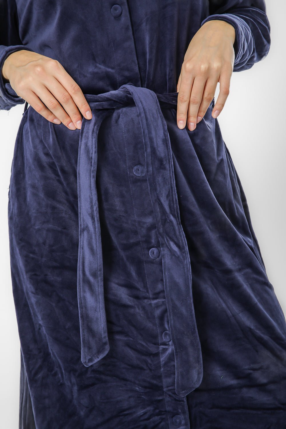 TEHABAD - כותונת כפתורים וצווארון קטיפה - MASHBIR//365