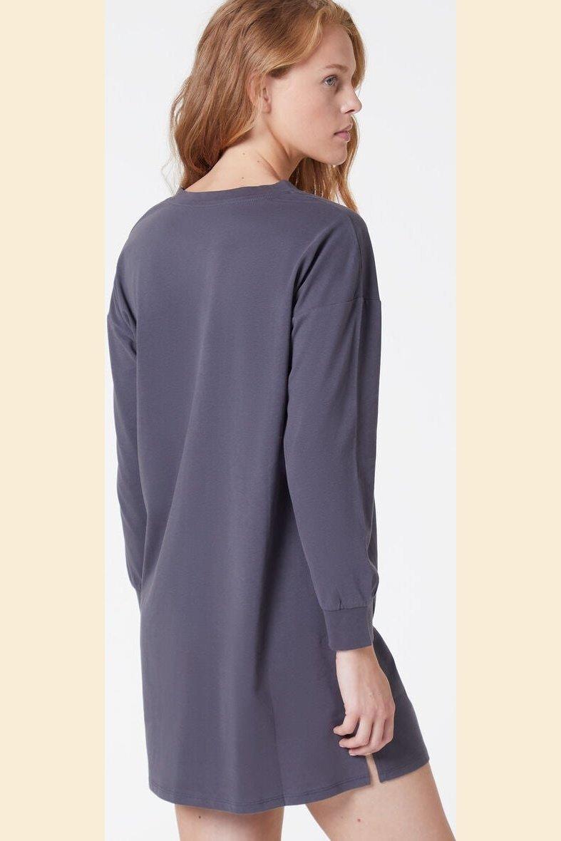 ETAM - כותונת לילה HOPI בצבע אפור - MASHBIR//365