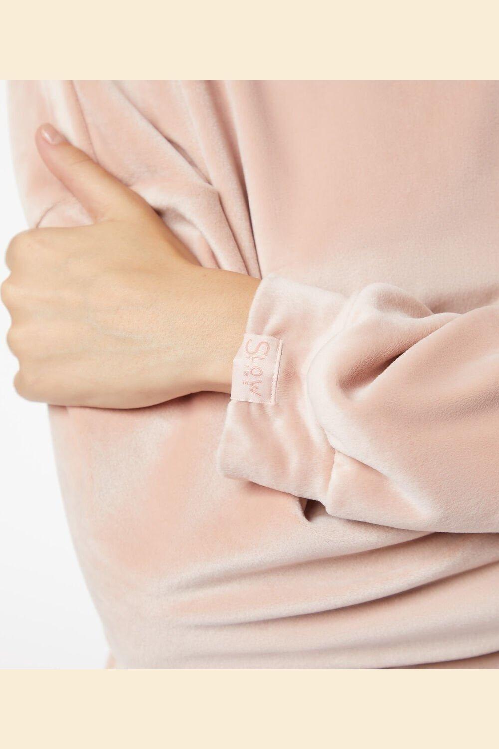 ETAM - כותונת לילה קטיפתית BERTY אפרסק - MASHBIR//365